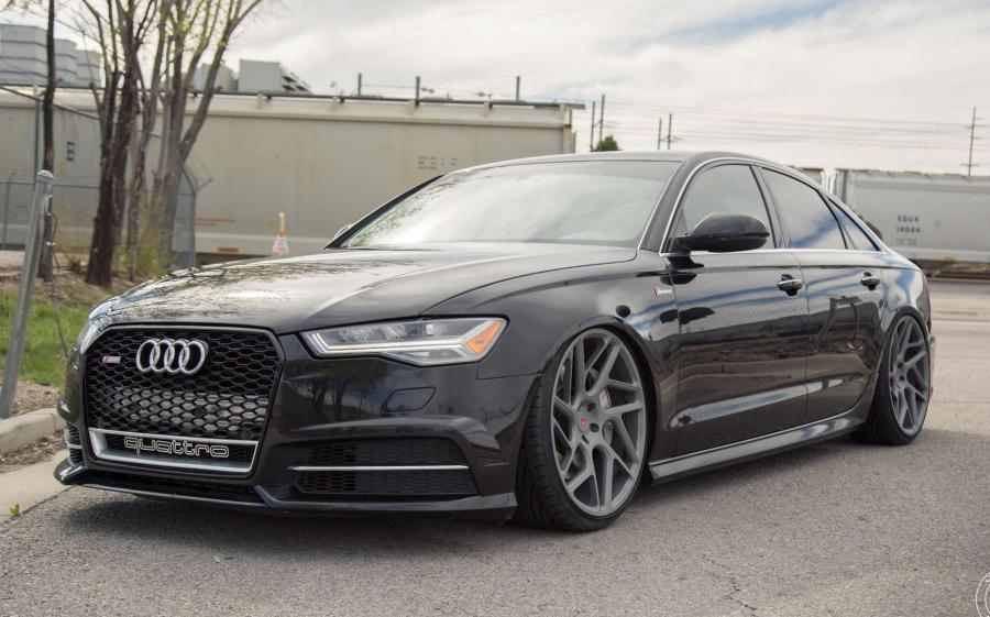 Audi A6 3.0T S-Line Sedan on Vossen Wheels (CG-309T) (4G, C7) '2017